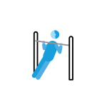 Icon of person doing pull ups