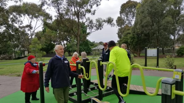 Where are the seniors exercise parks?